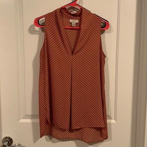 Loft rust orange tank top ✨🔸